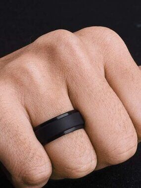 Egnaro Men's Silicone Wedding bands/Rings